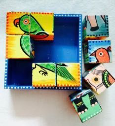 6 sided wooden puzzle image 1