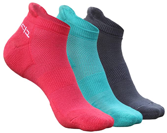 HEELIUM Bamboo Ankle Socks for Women, Running Sports & Gym, Odour Free, Breathable image 1