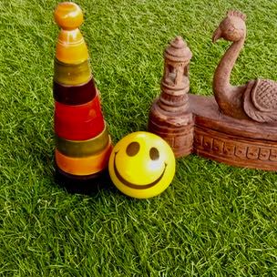 Lagori wooden game set image 1