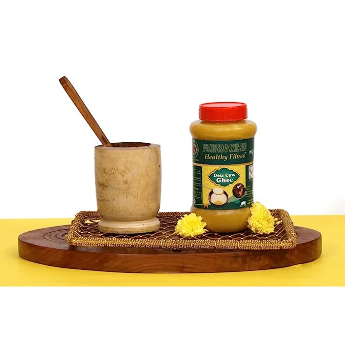 Healthy Fibres Pure Desi Cow Ghee / A2 Cow Ghee 250ml image 1