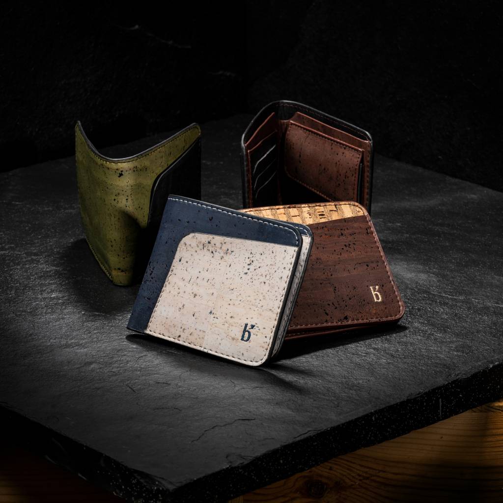EVAAN MEN'S BI-FOLD CORK WALLET image 1