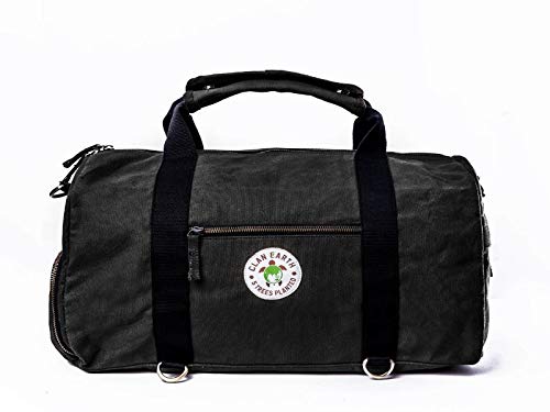 Clan Earth Charcoal Black Rhino Duffel Bag image 1
