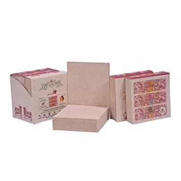 GAUKRITI - Gauri Slip Pad 4x4 (Inches) Set of 3, 100 Pages Each