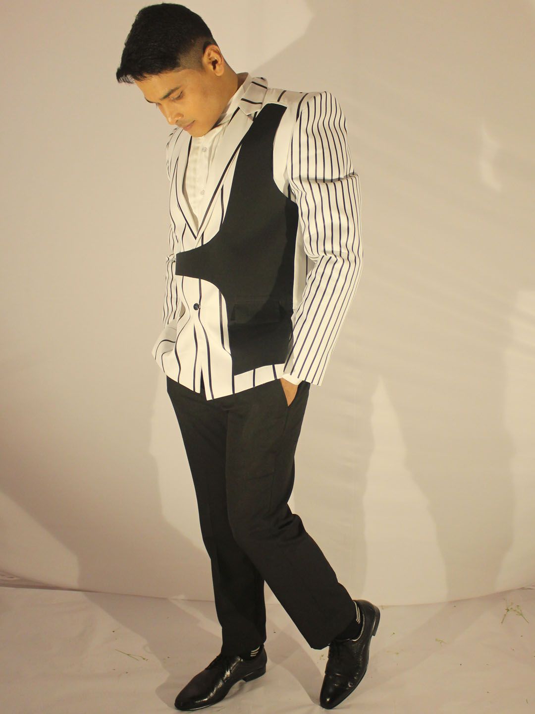 Atticus fit stretch Striped Blazer