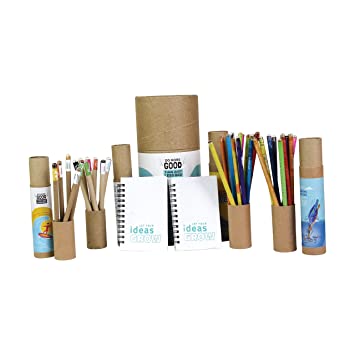 bioQ Jumbo Eco Friendly Plantable Stationery Gift Box (with 6 Eco Gift Items) image 1