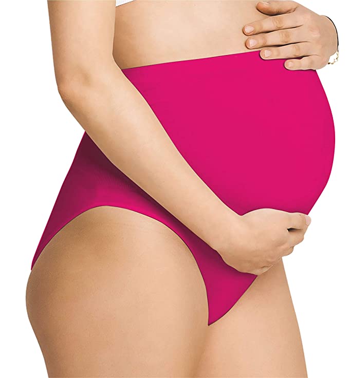 Lavos Women’s Pregnancy Maternity Panty Underwear | Adjustable High Waist Bamboo Cotton Anti-Bacterial Odour Free image 1