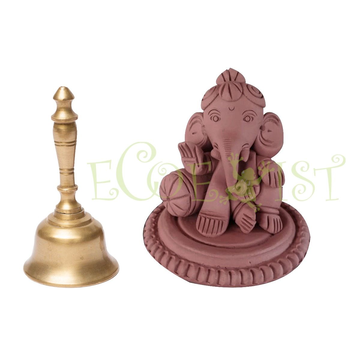 G|MN|A|2.5:Miniature Eco Ganesh Idol – Aaraam – 2.5″