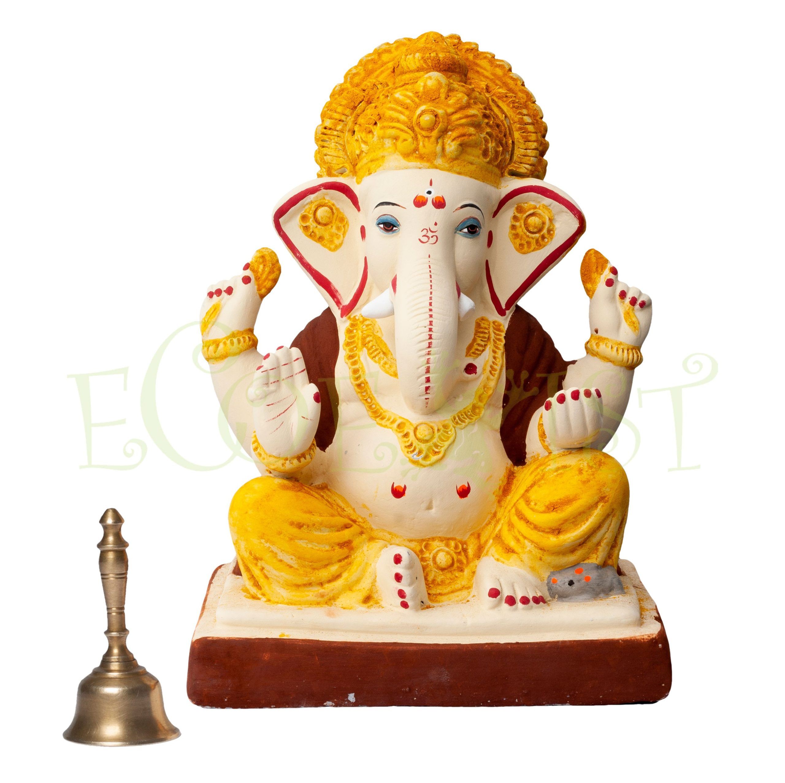G20: Eco Ganesh Idol: Adi Ganesh Madhyam 12.5″