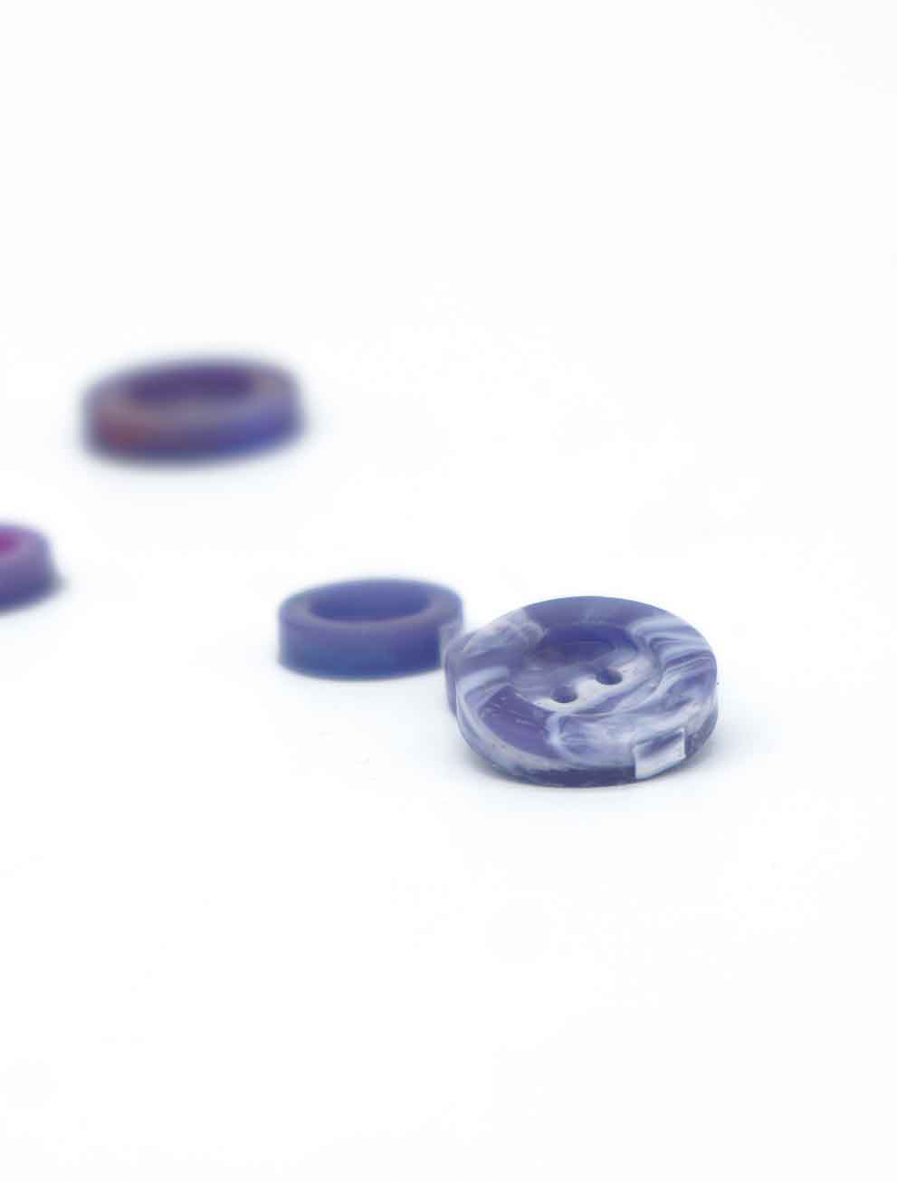 ECODOTS : BUTTONS : Purple Marbling