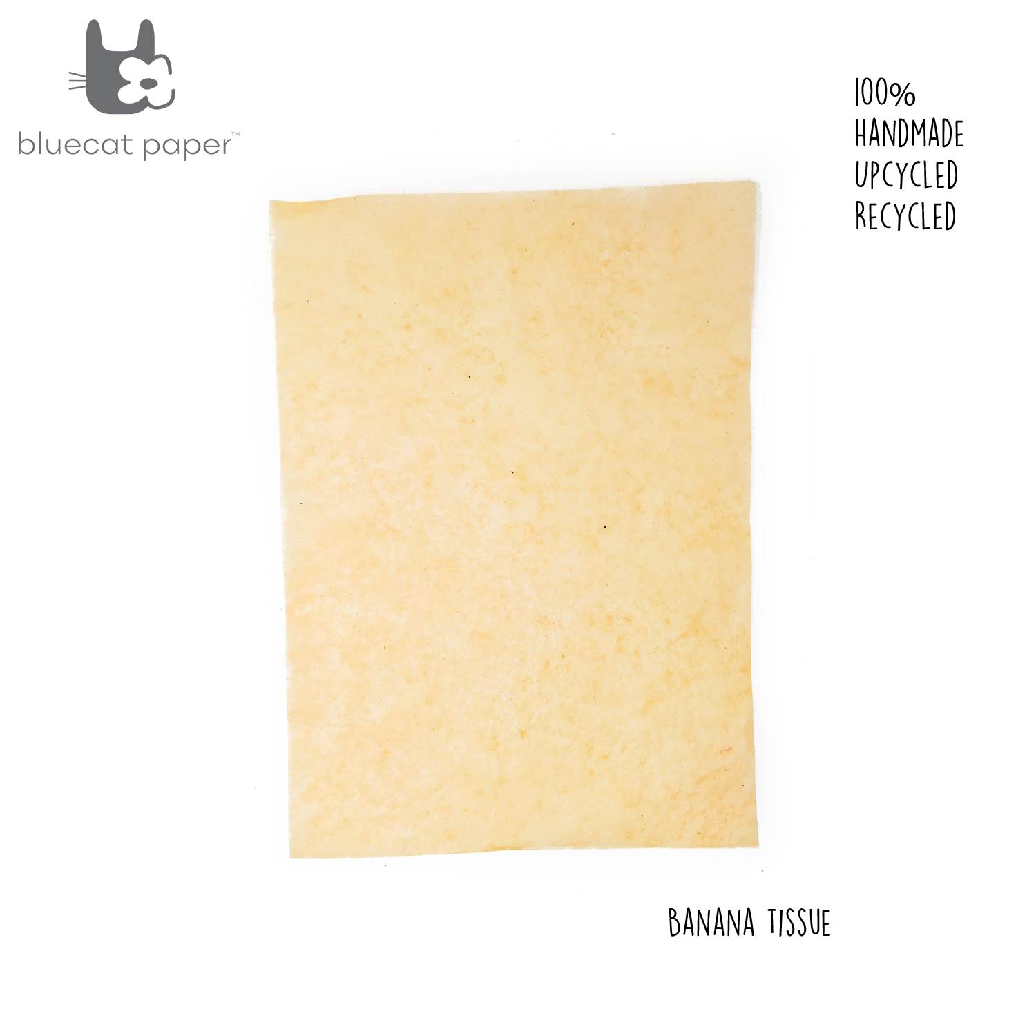 Banana paper – natural textured paper – crackle – pack of 24 – A4 image 1