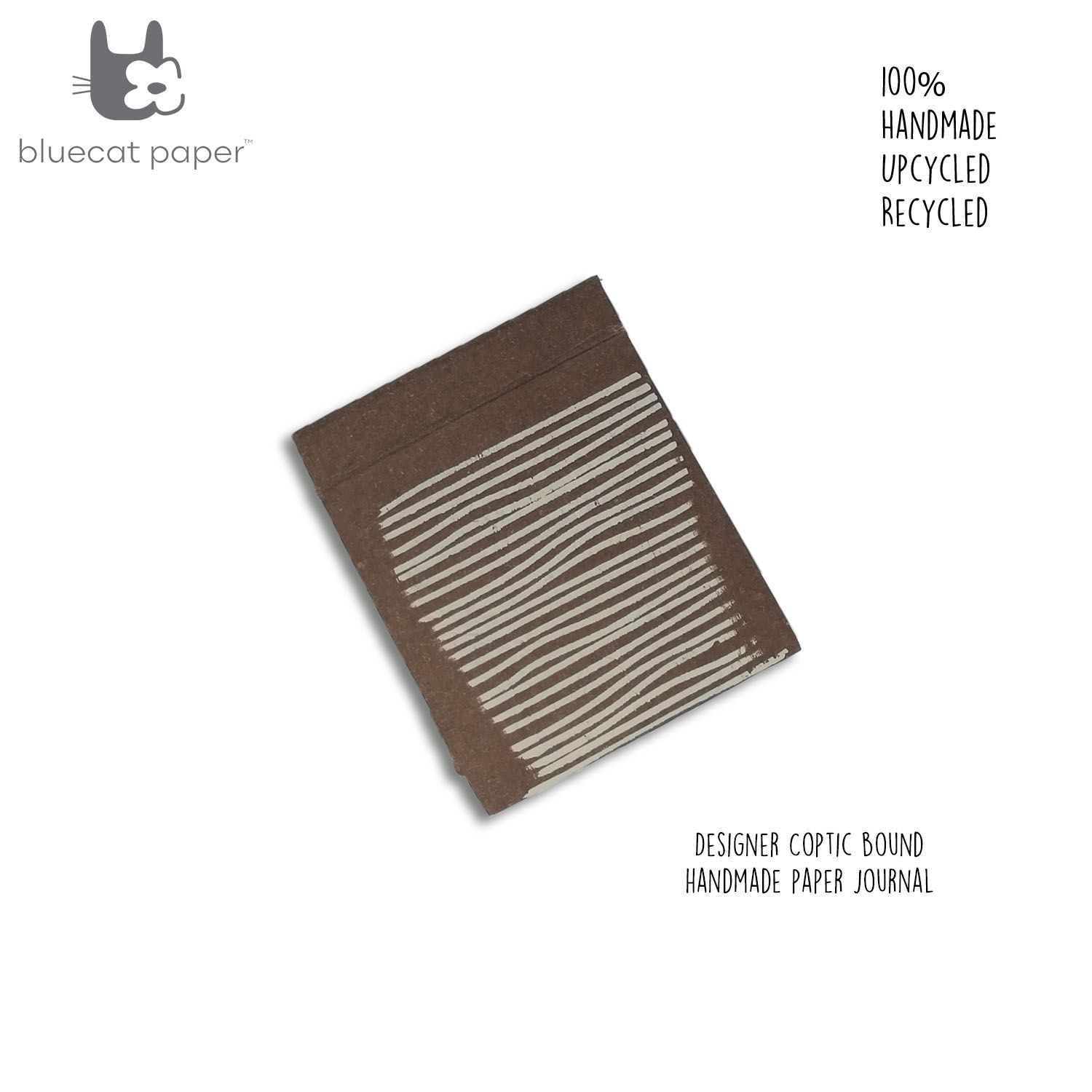 Unique Handmade Books – Coptic Bind Deckle Edge – Banana Paper Hardbound (Size 15 X 19 CM) image 1
