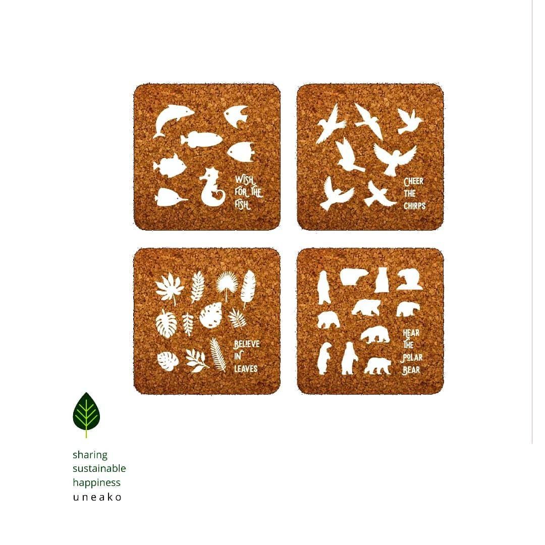 Eco Lingo Cork Coster image 1